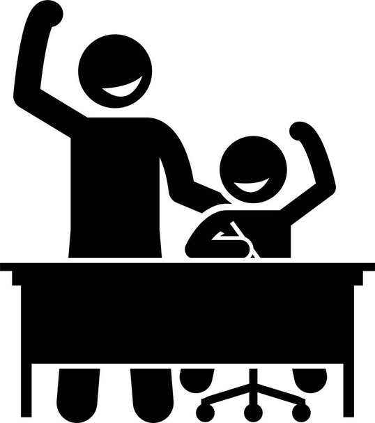Positive parenting child upbringing. Illustrations depict the positive and healthy ways of raising a child such as supportive, involvement, reward, encouragement, trust, inspiration, and patience. - Vector, Image