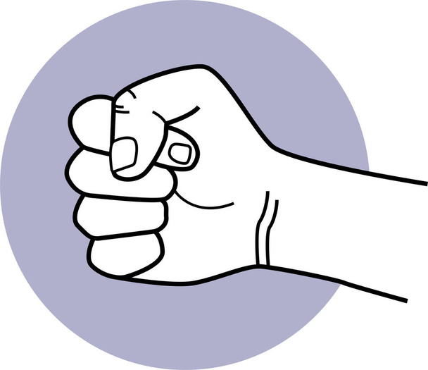 Handwijzende en grijpende gebaren. Vector illustraties van de hand stelt en acties van het tonen van richting, wijzend de weg, en het nemen van dingen. - Vector, afbeelding