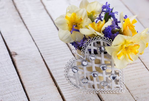 Daffodils and hyacinths - Foto, Imagen