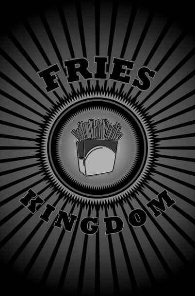 Fries kingdom - Vector, Image
