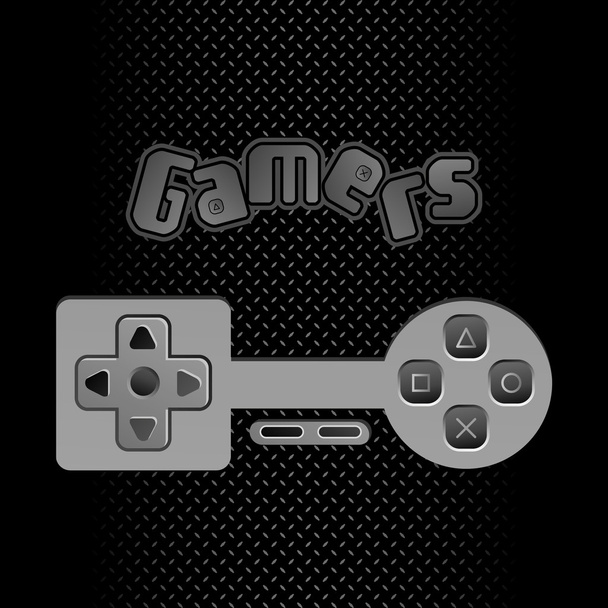 ゲーム スティック アイコン ボタン - ベクター画像