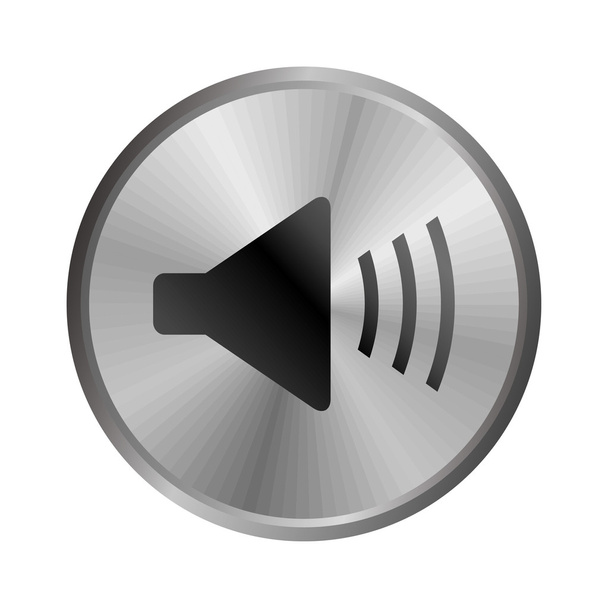Sound volume button - Vector, Image