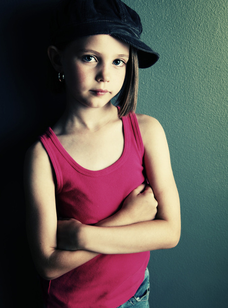 Girl with attitude - Foto, afbeelding