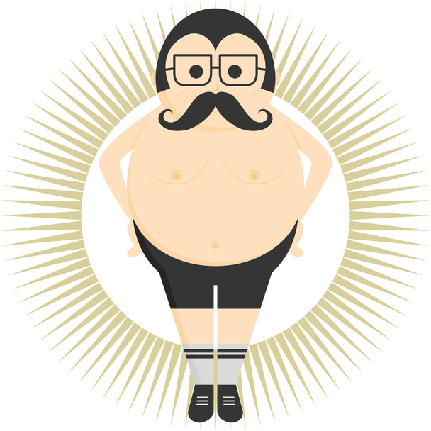 avatar του χοντρού - Διάνυσμα, εικόνα