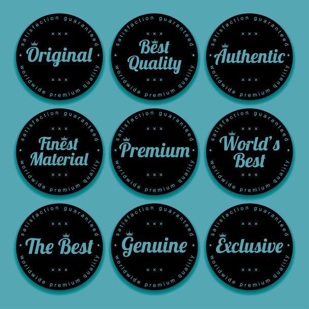 Product quality label - Vector, Image