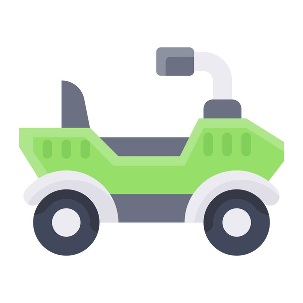 All terrain vehicle icon, transportation related vector illustration - Vector, Image