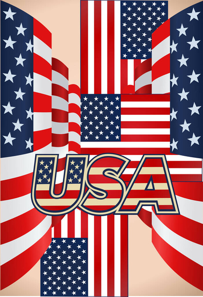 Symbols of the USA - Vector, Image