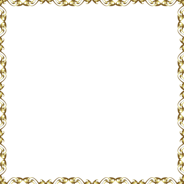 Seamless pattern. Vector. Comic style doodle frame consists of white and brown border. - Vector, Image