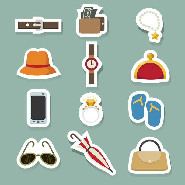 Icone degli accessori
 - Vettoriali, immagini