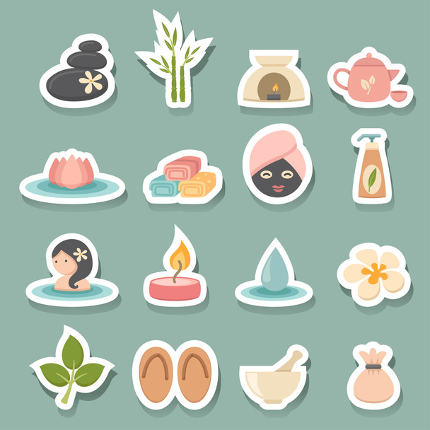 Spa icons - Vector, Image