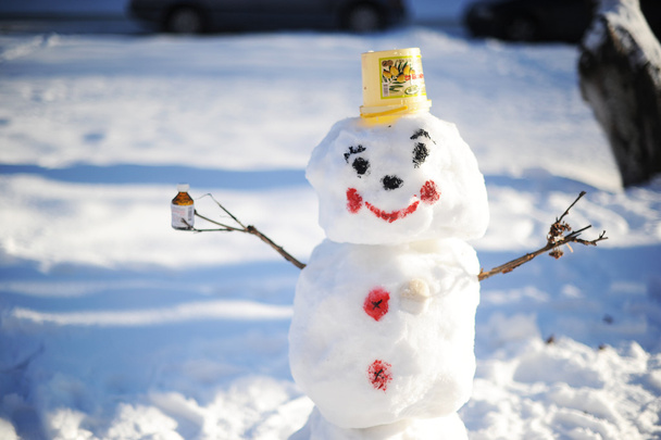 sneeuwpop - Foto, afbeelding