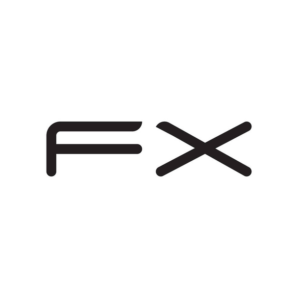 ikona počátečního znaku vektoru písmene fx - Vektor, obrázek