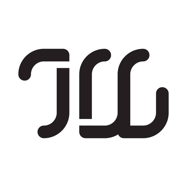 jw Anfangsbuchstabe Vektor Logo Symbol - Vektor, Bild