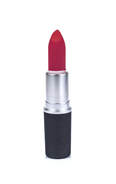 red lipstick isolated on white background - Photo, Image