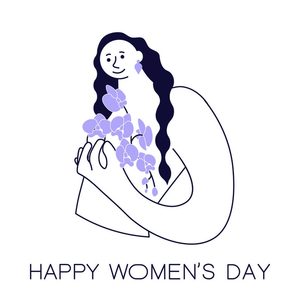 Happy Womens Day - Vector, Image