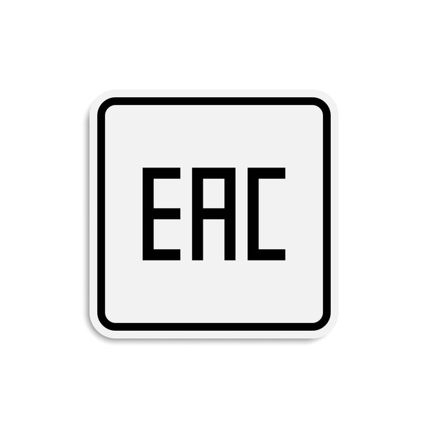 Simbolo confezione prodotto EAC. illustrazione vettoriale - Vettoriali, immagini