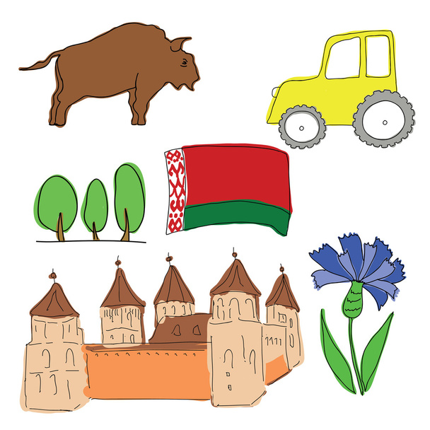 Símbolos vectoriales de Belarús
 - Vector, Imagen