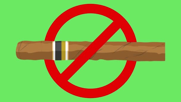 Don 't smoke sign animation, Don' t smoking don 't smoke sign close up - Filmmaterial, Video