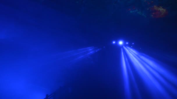 Vector Stage Spotlight with Laser rays - Footage, Video