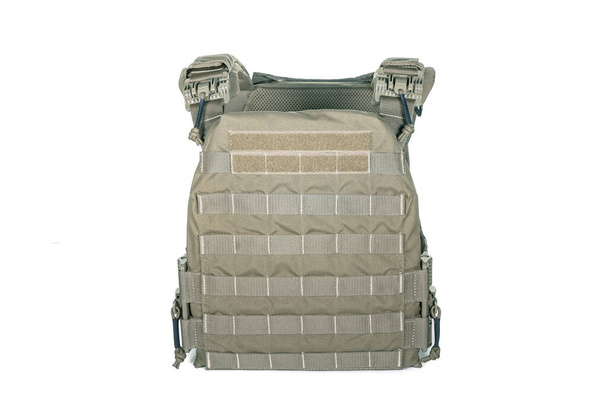 Bulletproof vest, Tactical body armor bulletproof vests hidden with additional pockets, camouflage - Photo, Image