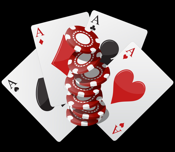 poker cards - Vector, Image