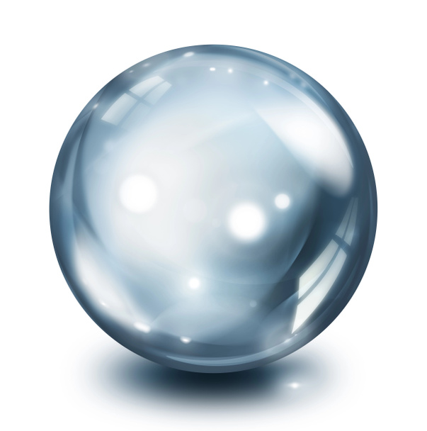 Esfera de vidrio perla
 - Foto, imagen