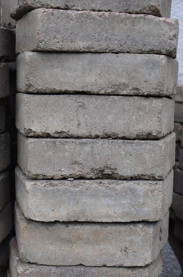 Texture of stone wall. Cladding of seamless flagstone. Detail of outdoor architecture finished wall. Very useful for landscape. - Photo, Image