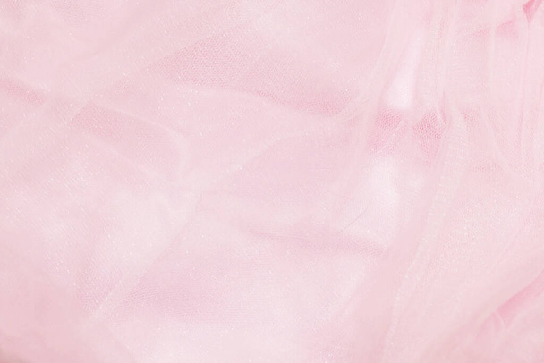 A sweet pastel chiffon texture background. Wedding concept - Photo, Image