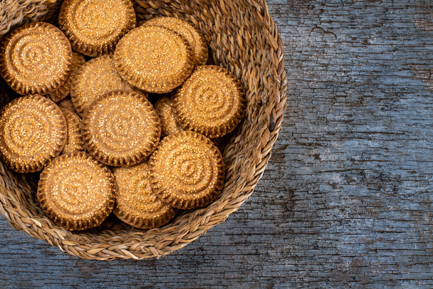 Печиво зроблене з форм печива під назвою kombe. Традиційна місцева їжа Антак "ї..  - Фото, зображення