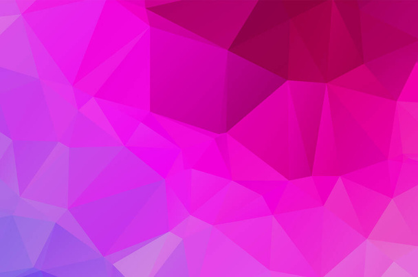 Barevné fialové živé polygonální trojúhelníkové pozadí vzor - Vektor, obrázek