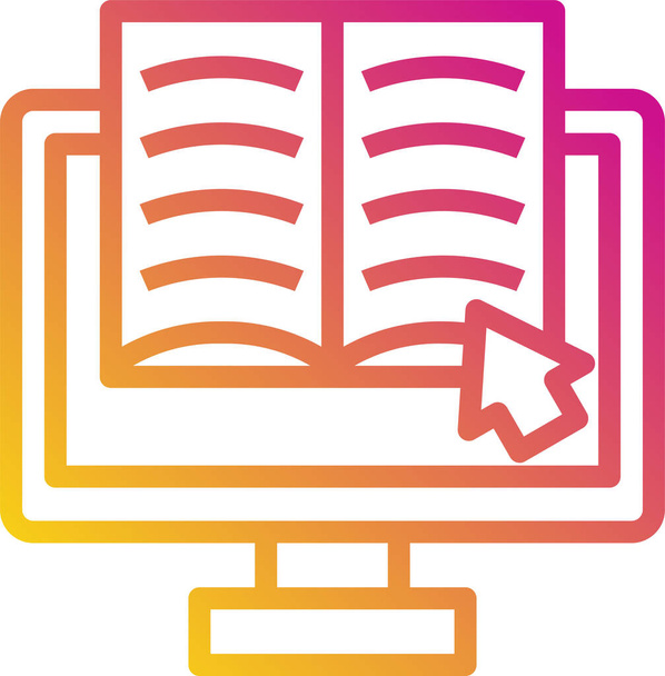 Book icon, education icon, vector illustration - Vector, Image