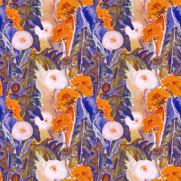 Dandelion seamless pattern - Foto, Bild