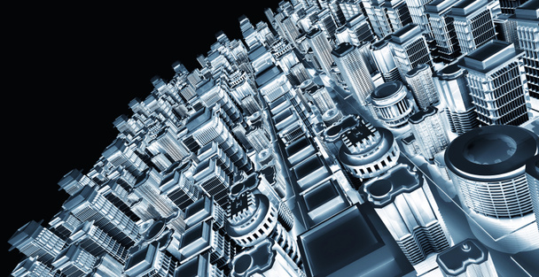 3D-Stadt - Foto, Bild