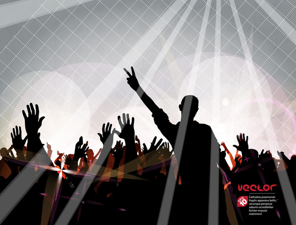 Disco party background - Vector, Image