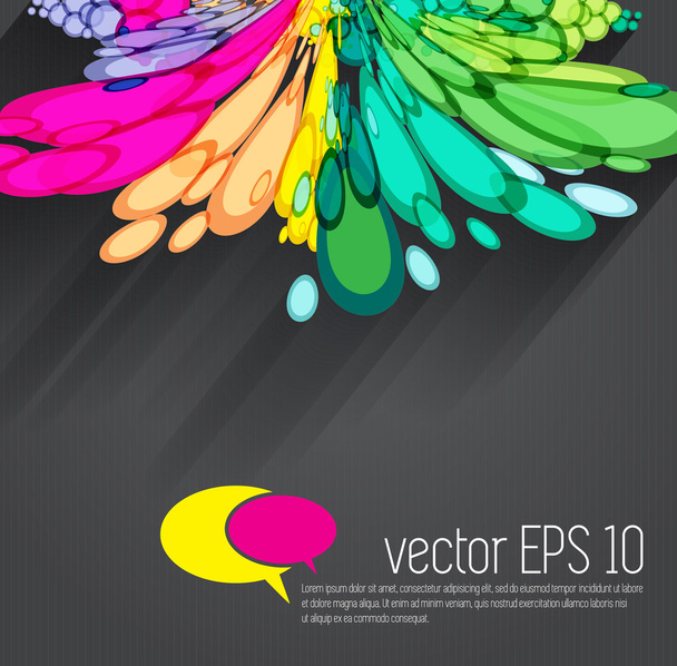 Diseño colorido abstracto
 - Vector, imagen