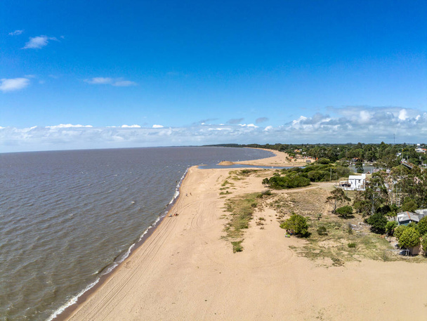 Strand Lagoa do Patos Lake, Arambare, Rio Grande do Sul, Brazília - Fotó, kép