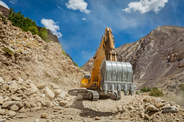 Výstavba silnic v Himalájích - Fotografie, Obrázek