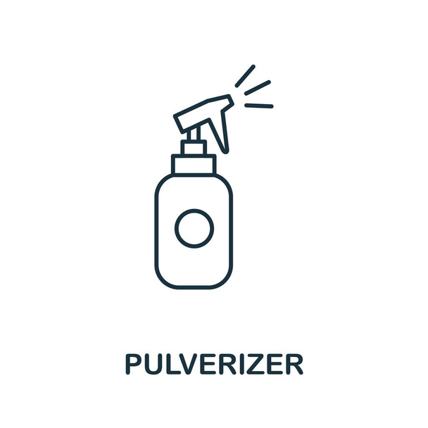 Icono del pulverizador. Elemento simple de la colección de higiene personal. Icono de pulverizador creativo para diseño web, plantillas, infografías y más - Vector, imagen