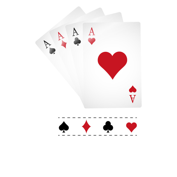 Sfondo Poker con elementi di gioco
 - Vettoriali, immagini
