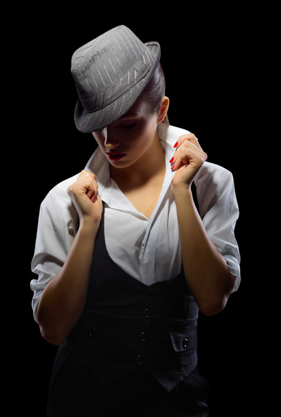 Girl with hat - Photo, image
