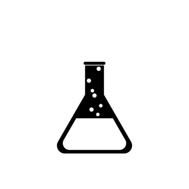 Icono de línea química, signo de vidrio de laboratorio - Foto, Imagen