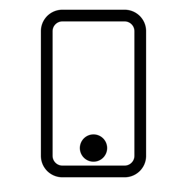 Μοντέρνο smartphone με βιομετρική διάταξη κουμπιών - Διάνυσμα, εικόνα