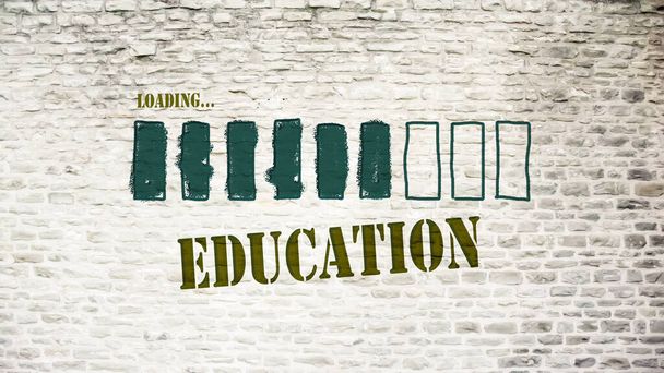 Вуличний знак шлях до освіти
 - Фото, зображення