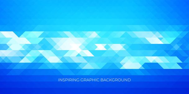 Inspirational geometric background for screen saver, stylish and dynamic design. - Vector, Image