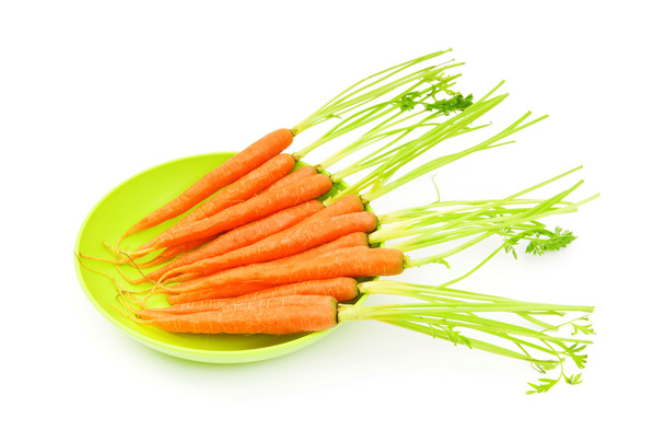 Свіжа морква ізольована на білому
 - Фото, зображення
