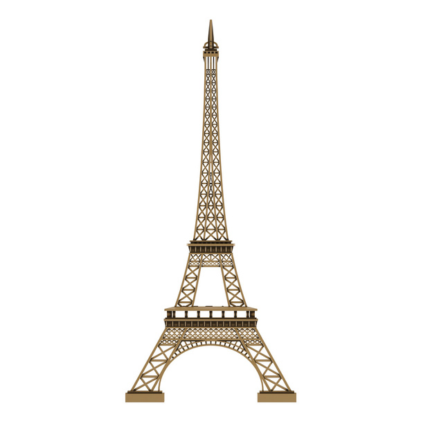 Torre Eiffel aislada
 - Foto, Imagen