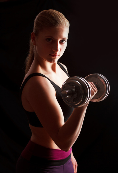 female bodybuilder - Fotoğraf, Görsel