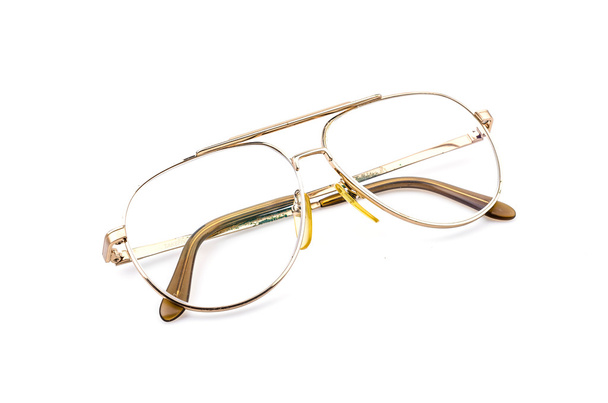 Szemüvegek elszigetelt fehér háttér - Fotó, kép