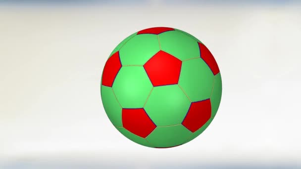 fotbalový míč animace pro víceúčelové použití - Záběry, video