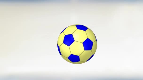 çok amaçlı kullanım için futbol topu animasyonu - Video, Çekim